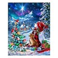 Springbok Follow the Star 500-piece jigsaw puzzle featuring a peaceful star-themed seasonal scene