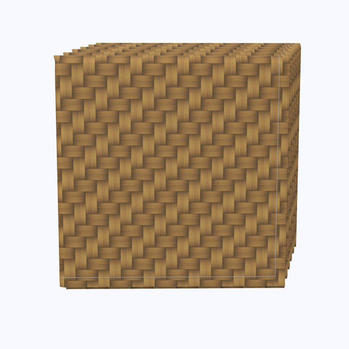 Step by Step Wicker Weave Napkins