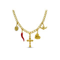 Stia Necklace - Charm necklace - Heavenly - premade charm necklace - Gold Plated - E-coating - Stia jewelry near me
