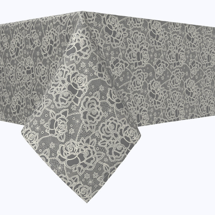 Stylized Lace Roses Squares