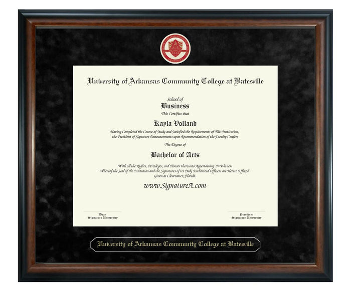 University of Arkansas Community College at Batesville Diploma Frame (SN)