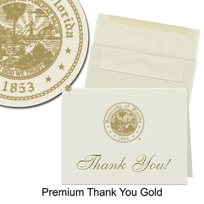 University of Florida College of Law Thank You Cards