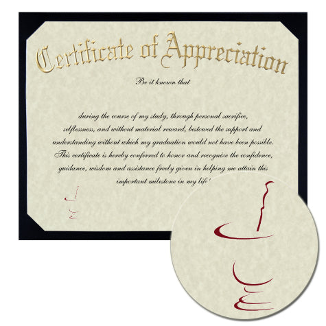University of Houston College of Pharmacy Certificate of Appreciation