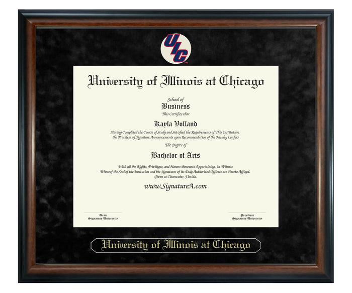 University of Illinois at Chicago Diploma Frame (SN)