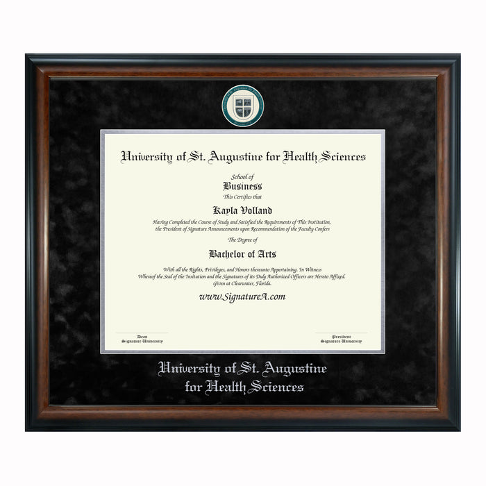 University of St. Augustine for Health Sciences - Diploma Frame (SN)