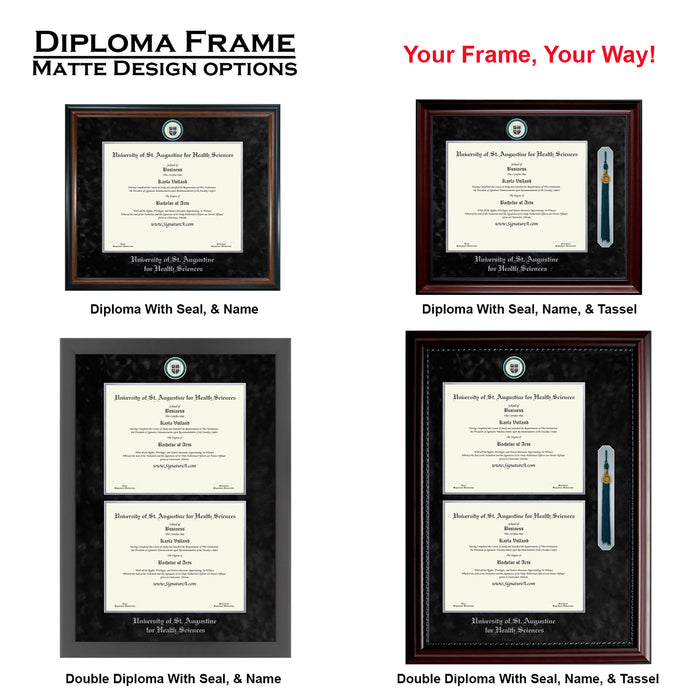 University of St. Augustine for Health Sciences - Diploma Frame (SNT)