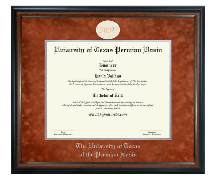 University of Texas Permian Basin Diploma Frame (SN)
