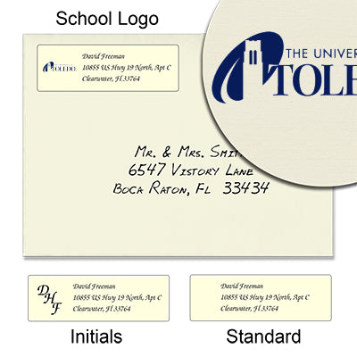 University of Toledo Return Address Labels