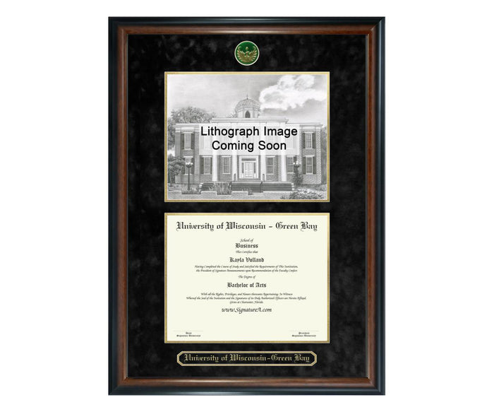 University of Wisconsin - Green Bay Diploma Frame (SNL)