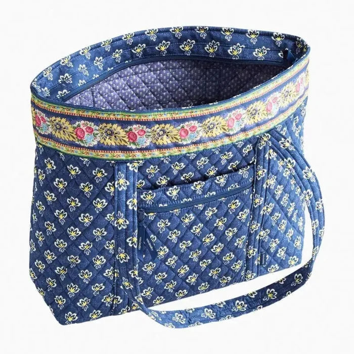 Vera Bradley Original Vera Tote Bag with spacious main compartment