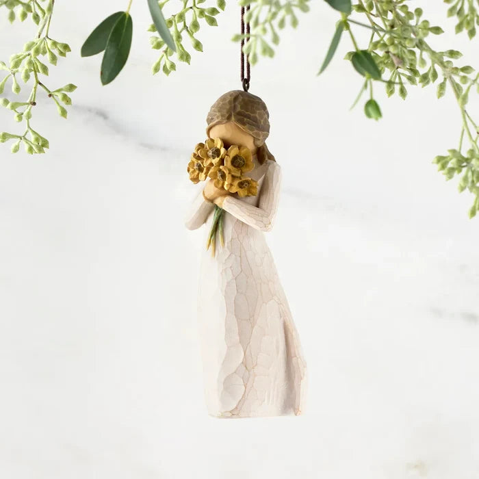 Willow Tree : Warm Embrace Ornament - Surrounded by the warmth of family and friends