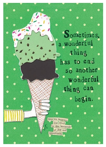 Wonderful Things Sympathy Card