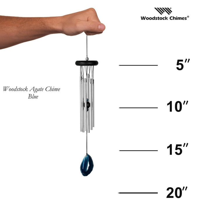 "Woodstock Chimes : Agate Chime - Blue -"