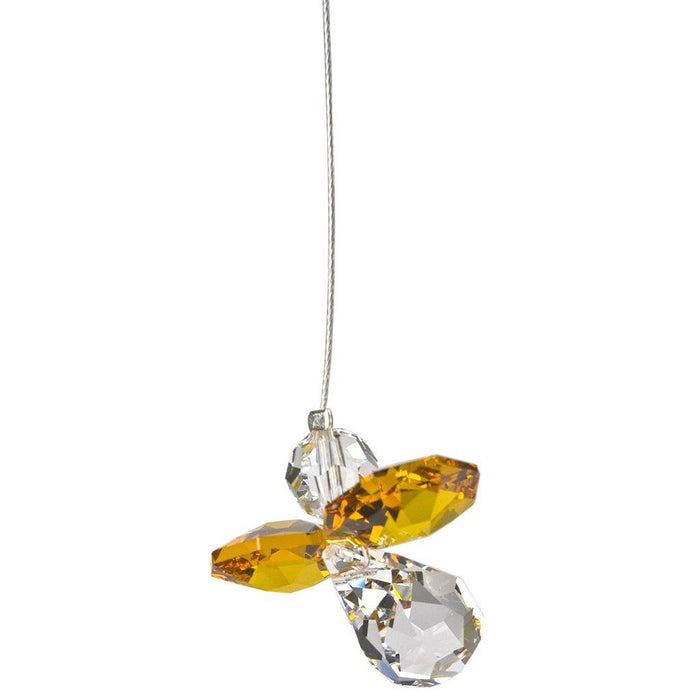 "Woodstock Chimes : Crystal Guardian Angel Suncatcher - Topaz (November) -"
