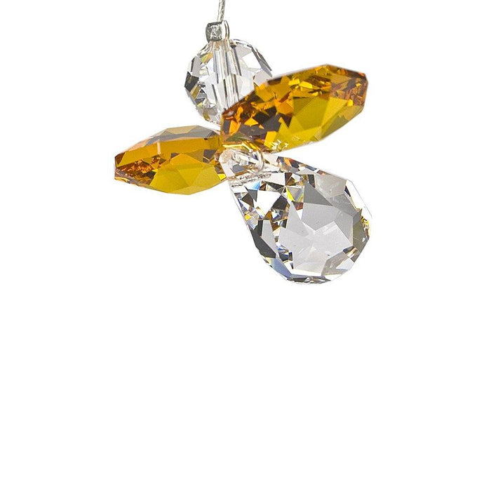 "Woodstock Chimes : Crystal Guardian Angel Suncatcher - Topaz (November) -"