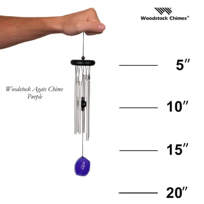 Woodstock Percussion : Agate Chime - Purple