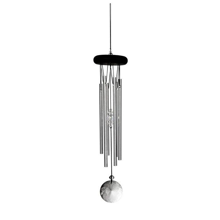 Crystal meditation wind chime with calming tones for relaxation and focus