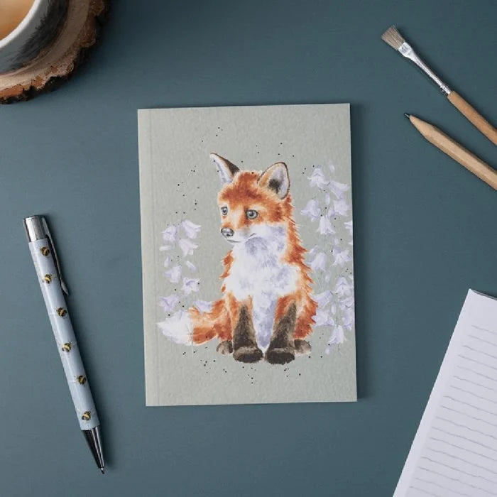 Wrendale : 'Contemplation' Fox Small Notebook