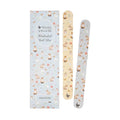 Wrendale Designs Meadow Rabbit and Fox Nail File Set with two illustrated nail files in a patterned pouch.