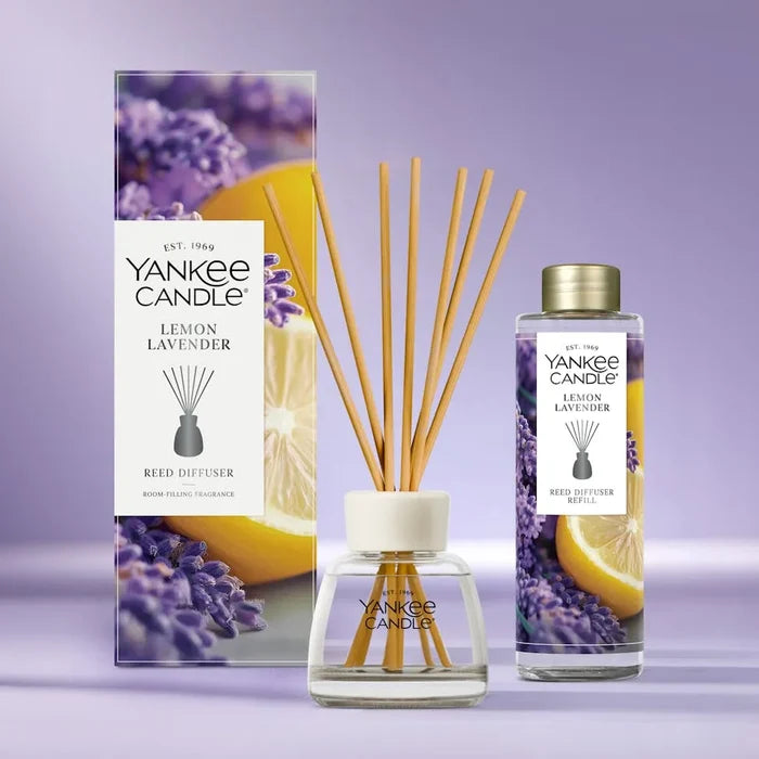Yankee Candle : Lemon Lavender Reed Diffuser Kit