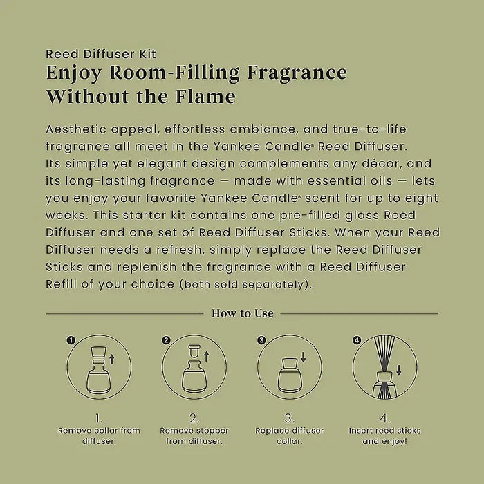 Yankee Candle : Sage Citrus Reed Diffuser Kit